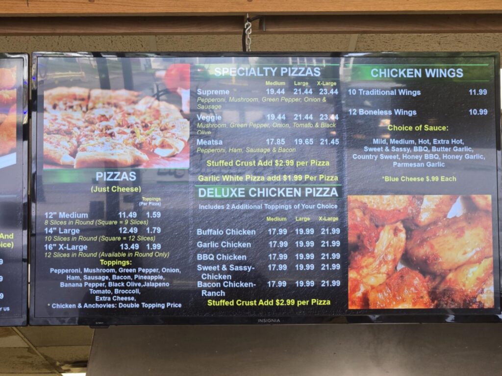 Big Cheese Pizza Menu 4