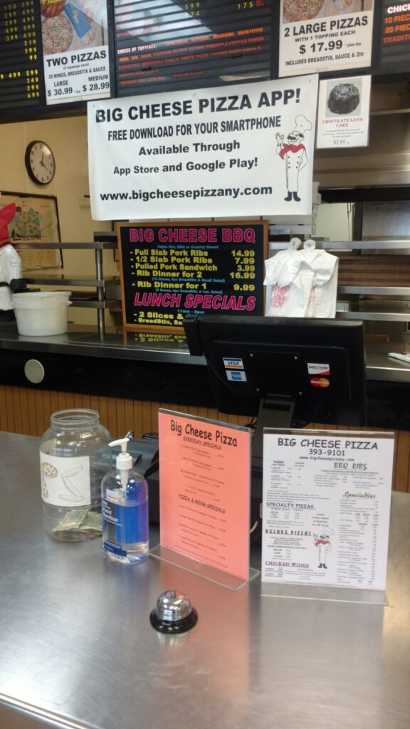 Big Cheese Pizza Menu 5